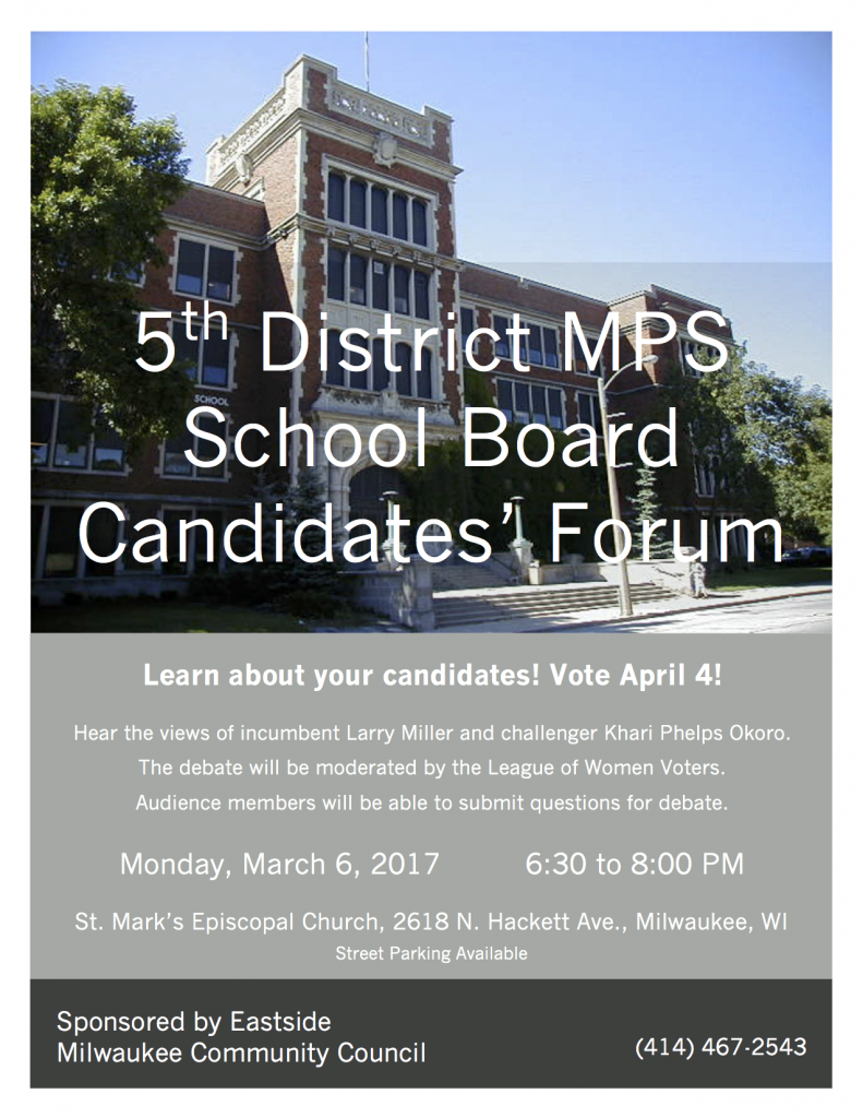 school board candidate forum